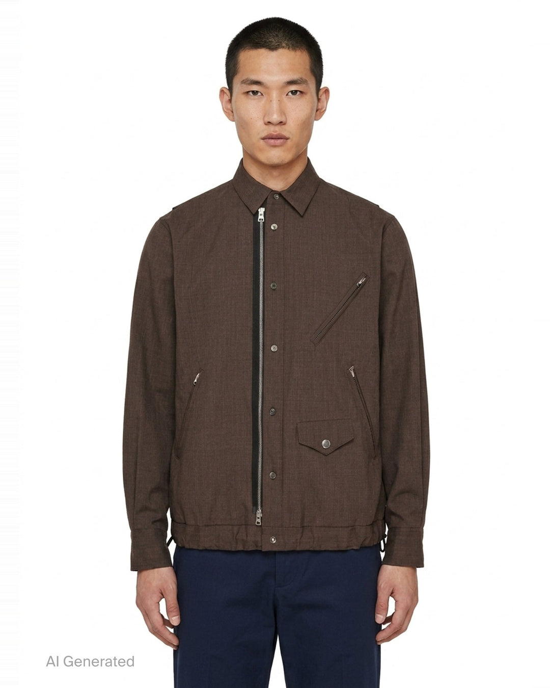 Suiting Blouson Jacket | sacai | Club21 - front