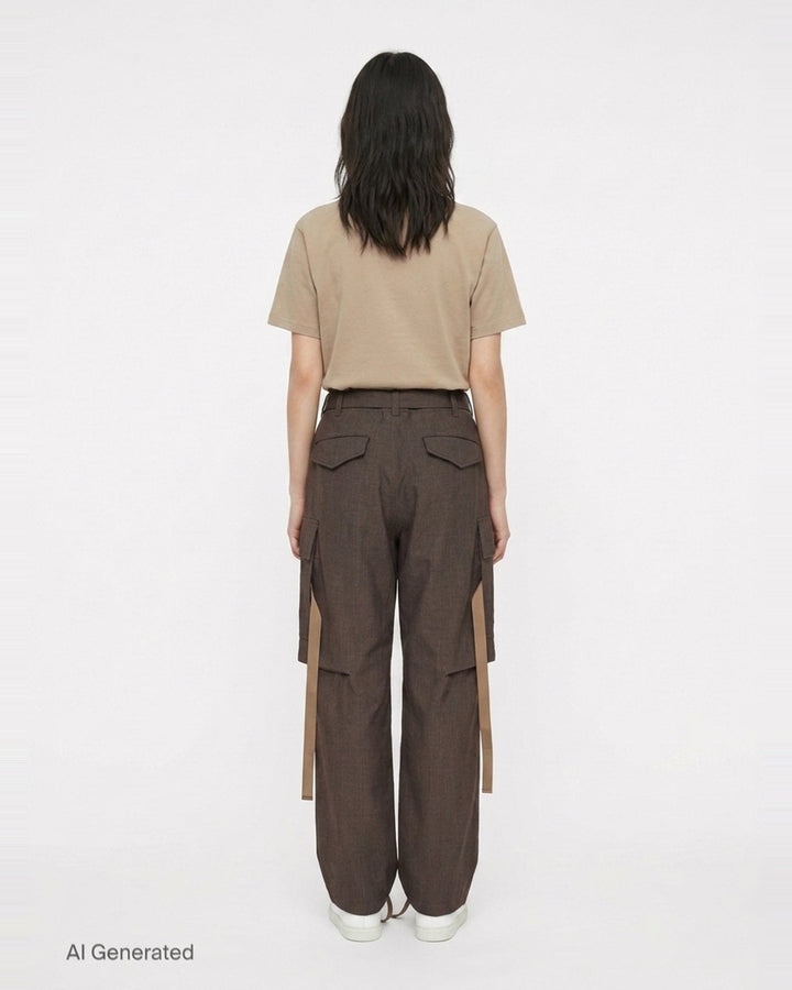 Suiting Cargo Pants | sacai | Club21 - back