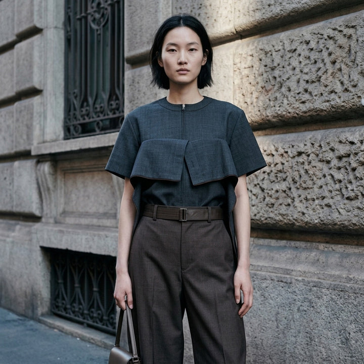 Suiting Short Sleeve Pullover | sacai | Club21 - lifestyle