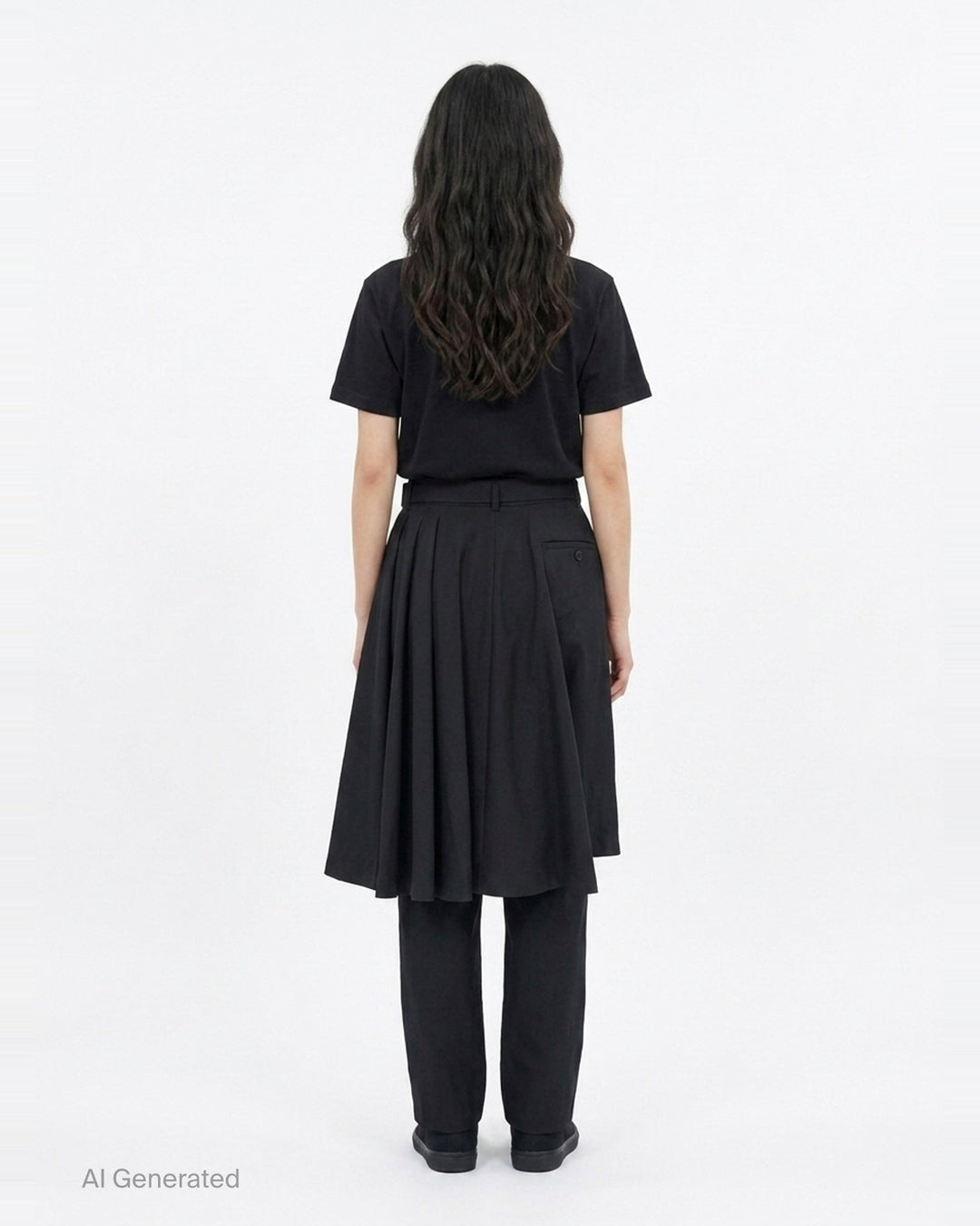 Suiting Skirt-Overlay Pants | sacai | Club21 - back