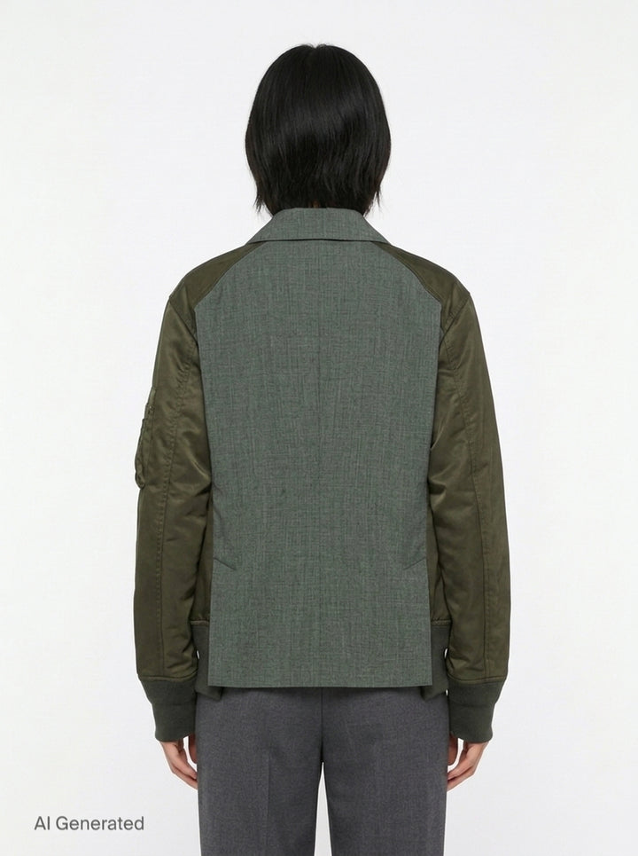 Suiting x Nylon Twill Jacket | sacai | Club21 - back