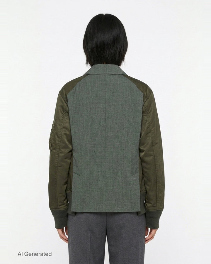 Suiting x Nylon Twill Jacket | sacai | Club21 - back