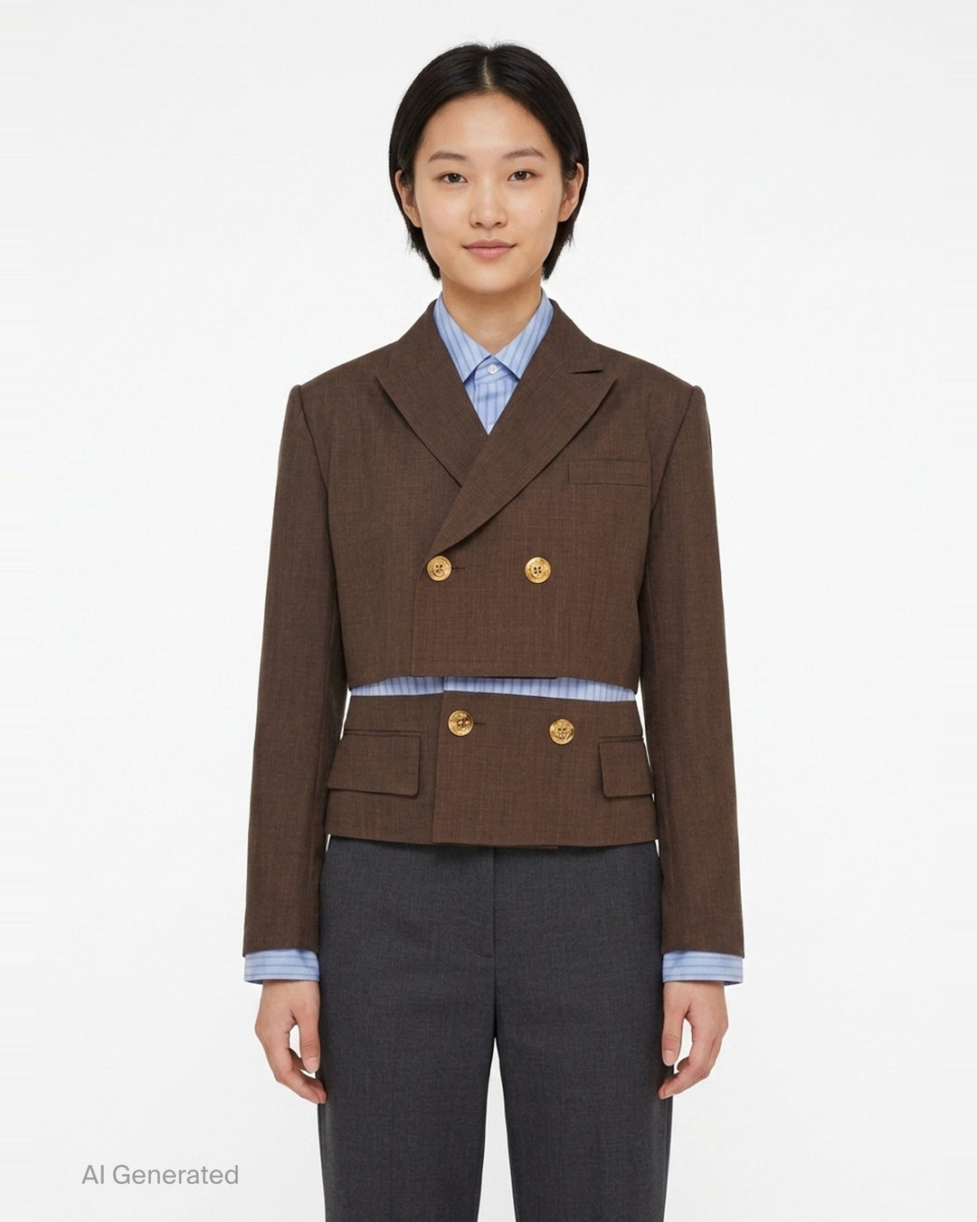 Suiting x Poplin Jacket | sacai | Club21 - front