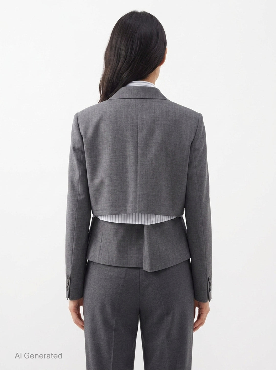 Suiting x Poplin Jacket | sacai | Club21 - back