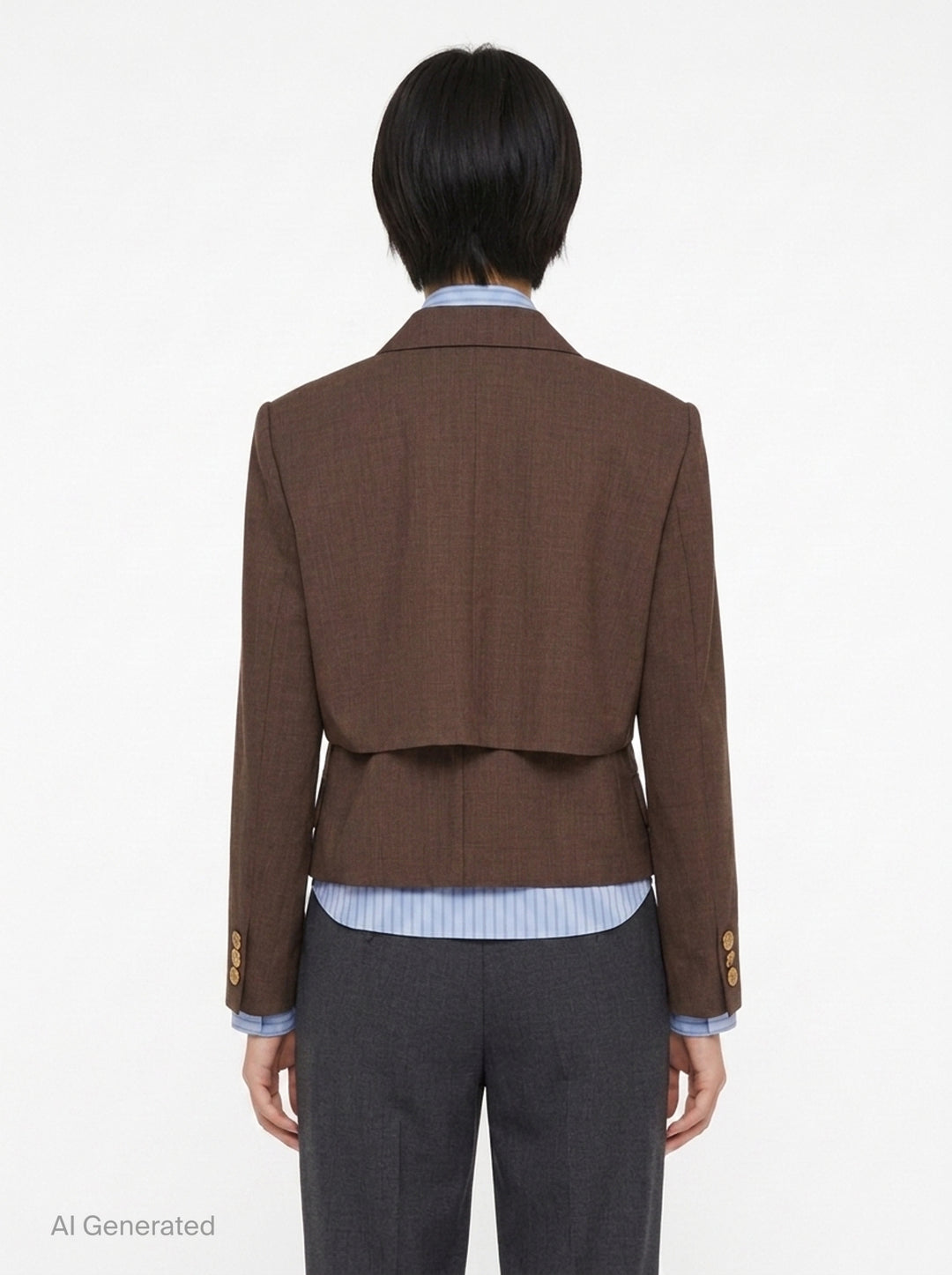 Suiting x Poplin Jacket | sacai | Club21 - back
