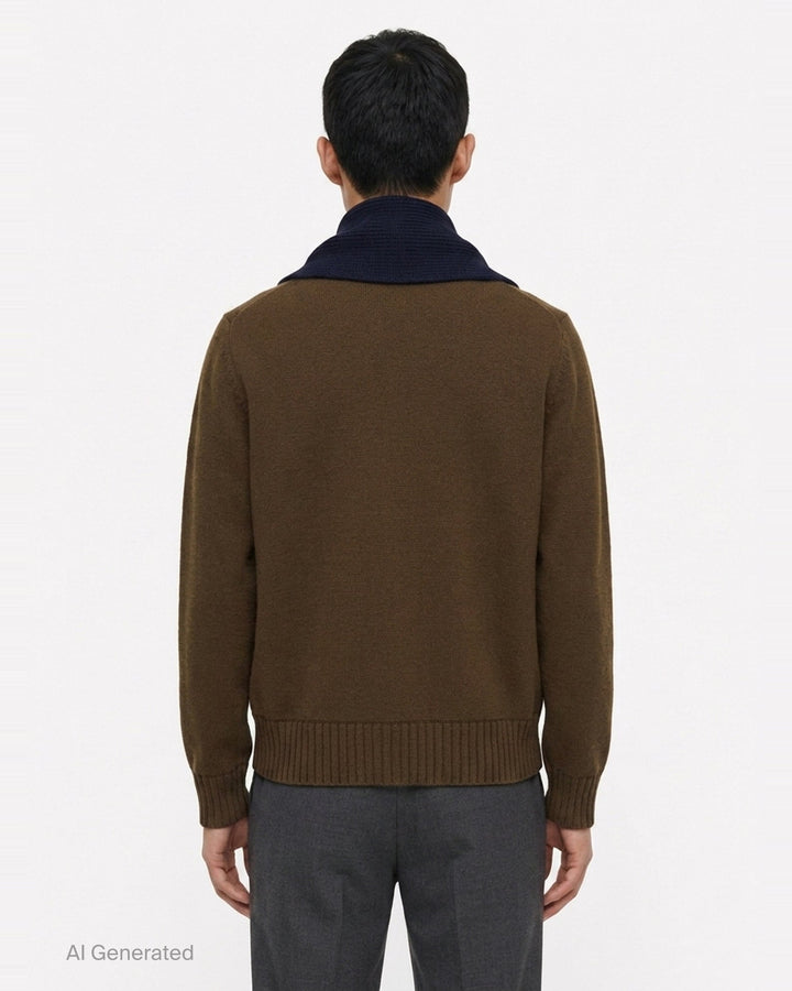 Wool Knit Cardigan | sacai | Club21 - back