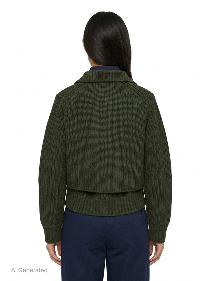 Wool Knit Suiting Jacket | sacai | Club21 - back