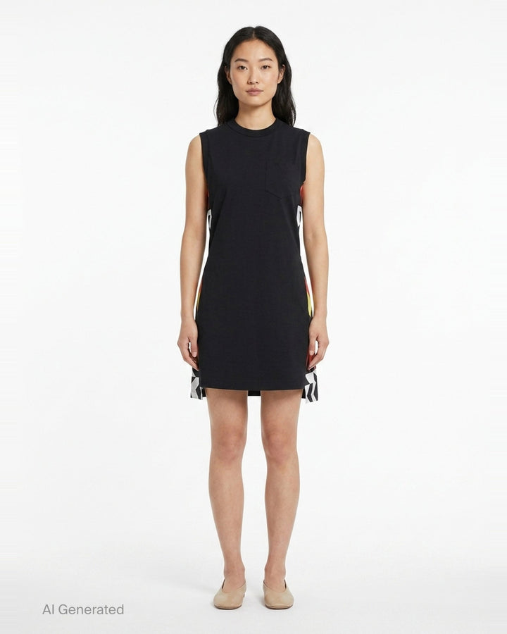 x A.P.C. Quilts Dress | sacai | Club21 - front