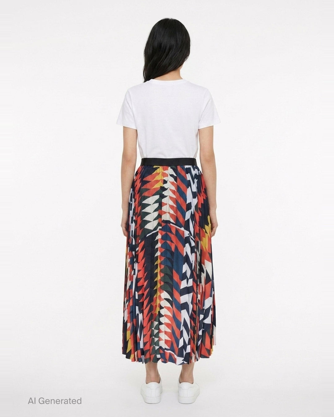 x A.P.C. Quilts Pleated Skirt | sacai | Club21 - back