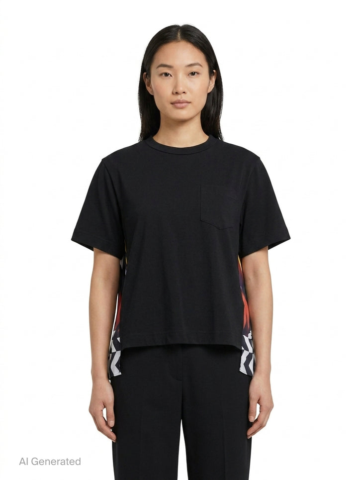 x A.P.C. Quilts T-Shirt | sacai | Club21 - front