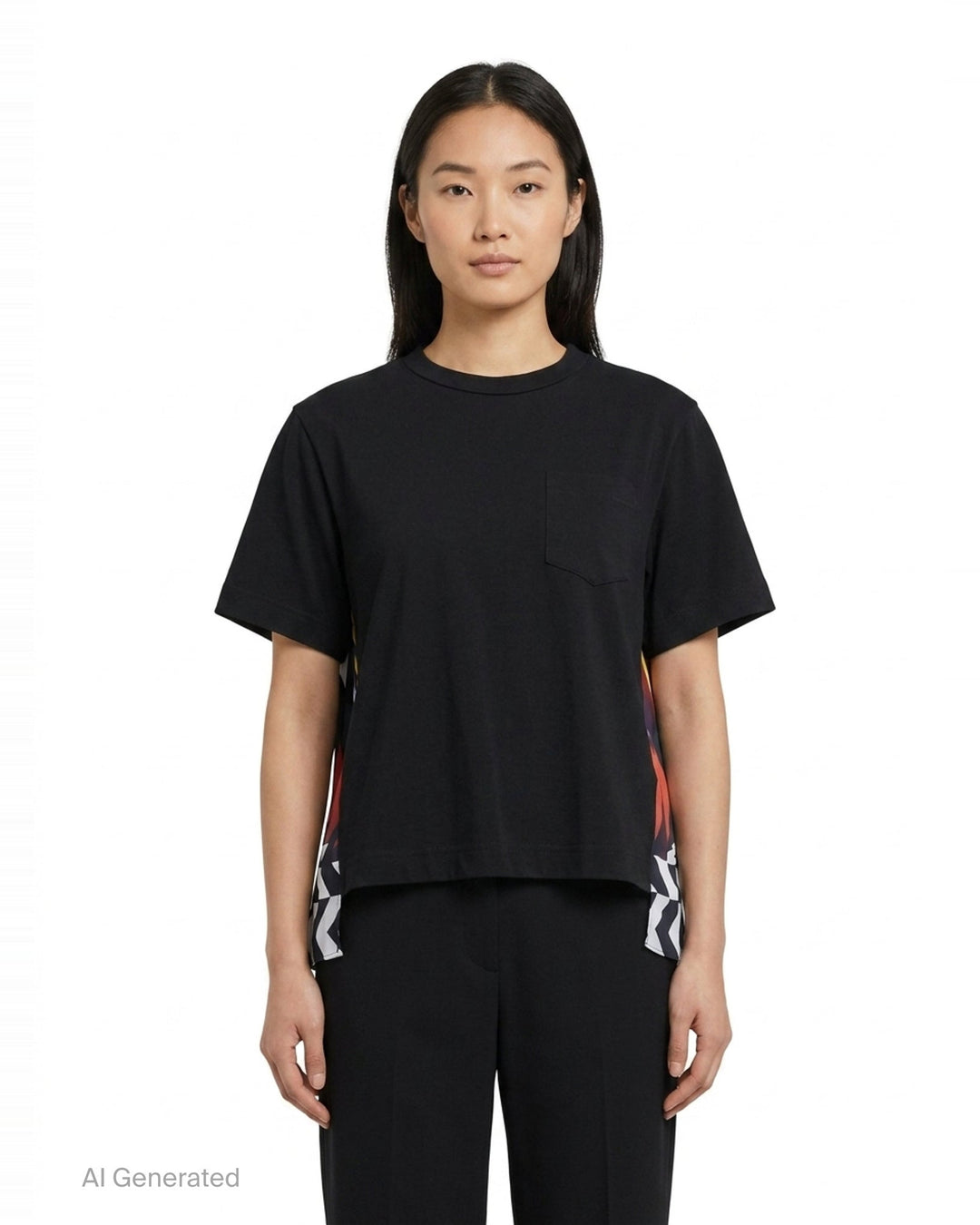 x A.P.C. Quilts T-Shirt | sacai | Club21 - front