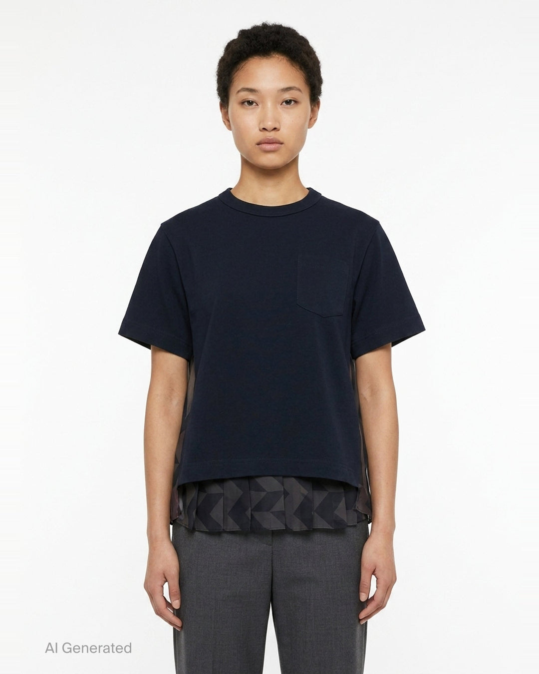 x A.P.C. Quilts T-Shirt | sacai | Club21 - front