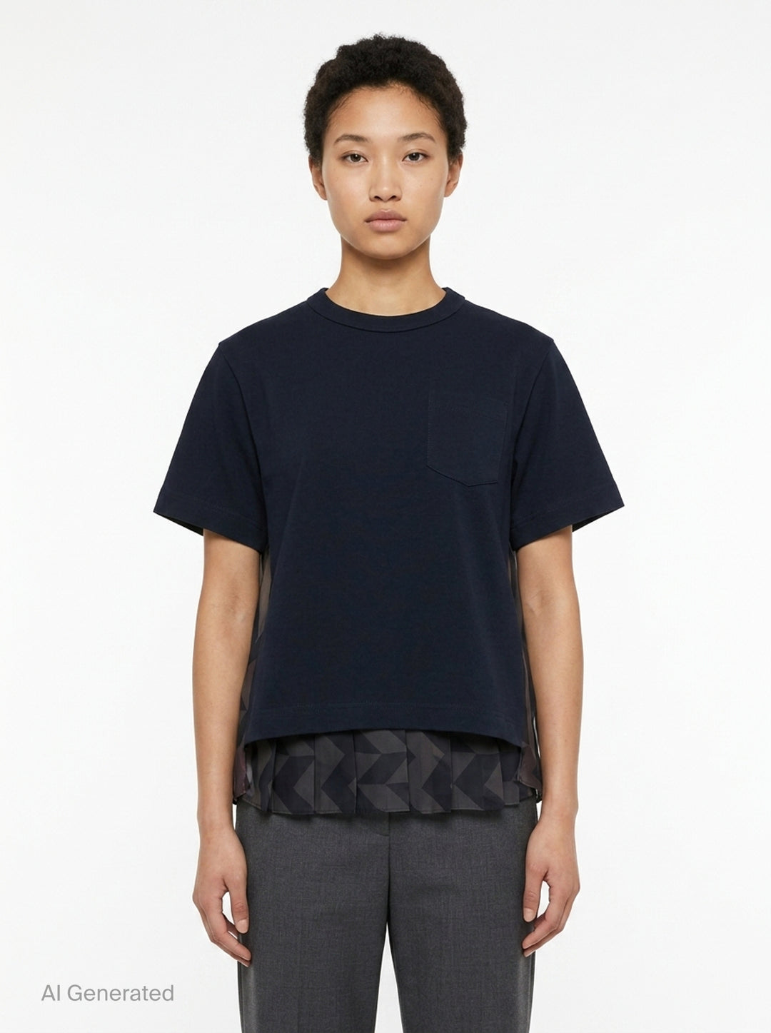 x A.P.C. Quilts T-Shirt | sacai | Club21 - front