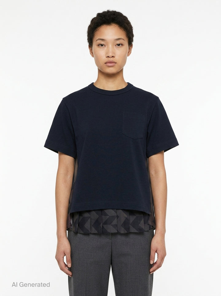 x A.P.C. Quilts T-Shirt | sacai | Club21 - front