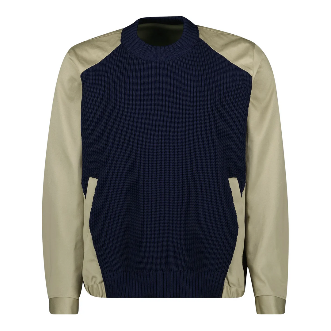 Cotton Chino Mix Pullover