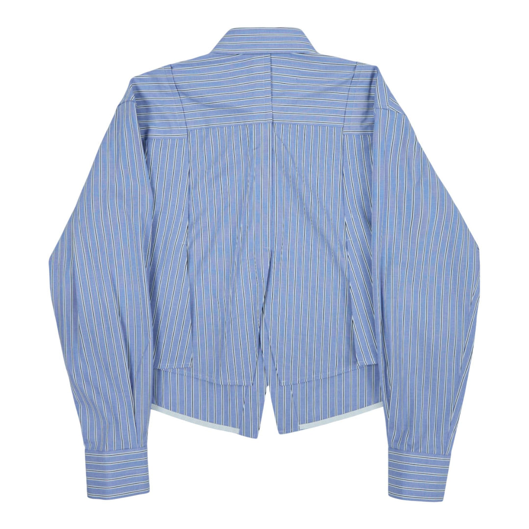 Club21 - sacai - Cotton Poplin Shirt - BLOUSES - Light Blue