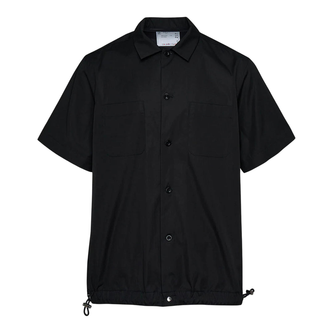Club21 - sacai - Cotton Poplin Shirt - SHIRTS - Black