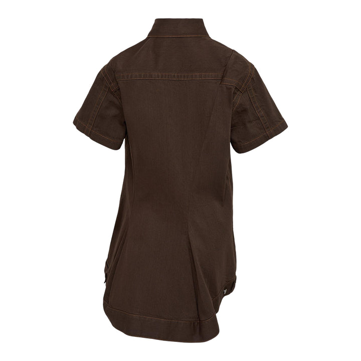 Club21 - sacai - Denim Dress - WOVEN DRESSES - Brown