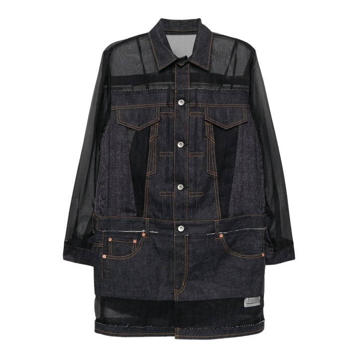 Club21 - sacai - Denim Mix Dress - WOVEN DRESSES - Indigo