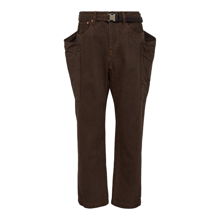 Club21 - sacai - Denim Pants - JEANS - Brown
