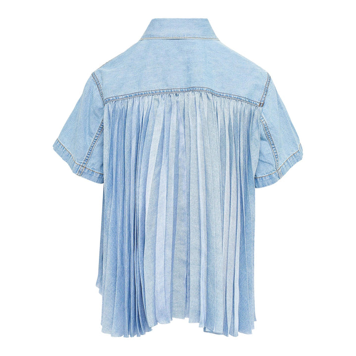 Club21 - sacai - Denim Shirt - BLOUSES - Light Blue