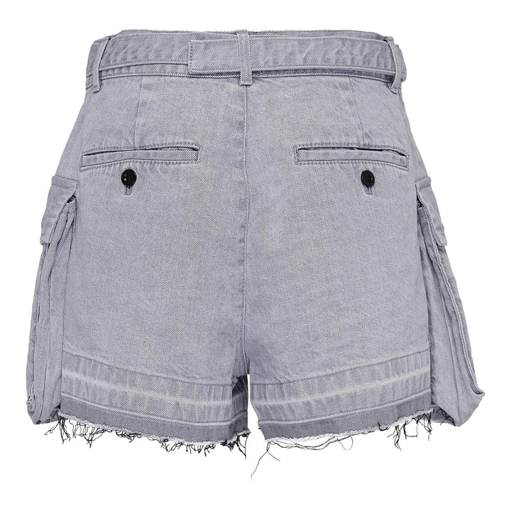 Club21 - sacai - Denim Shorts - SHORTS - Grey