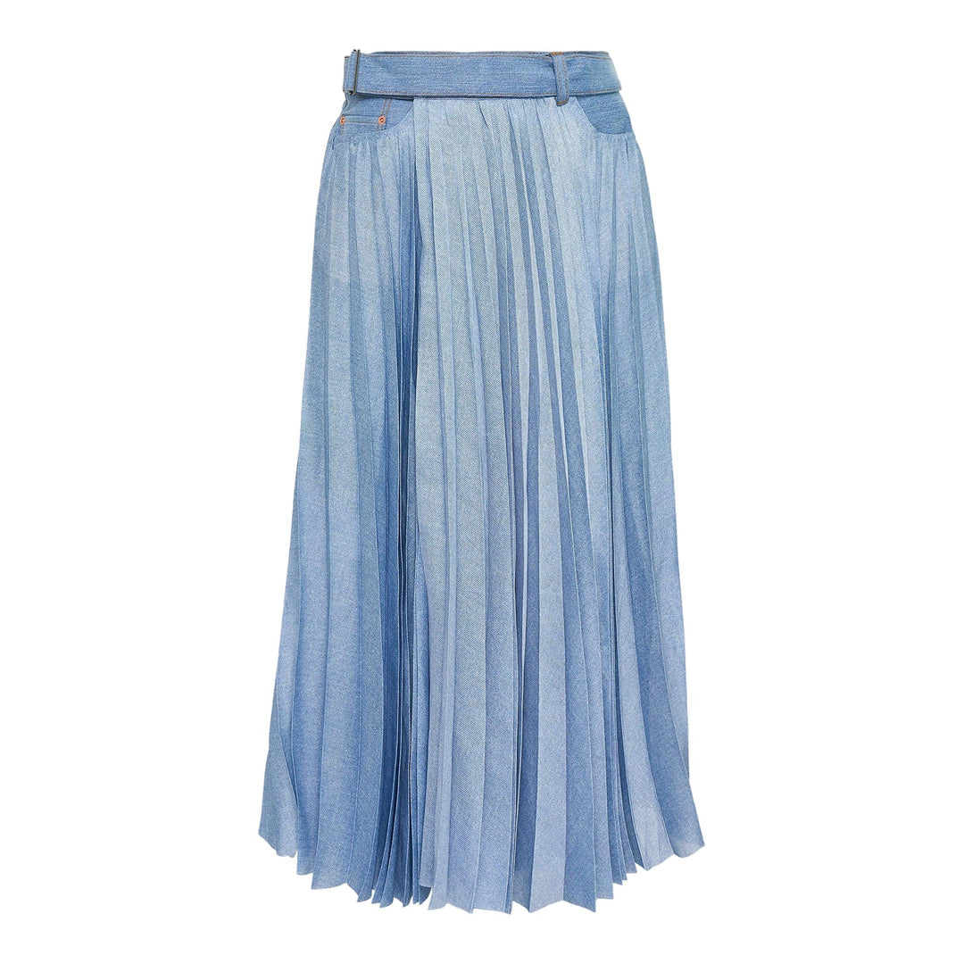 Club21 - sacai - Denim Skirt - SKIRTS - Light Blue