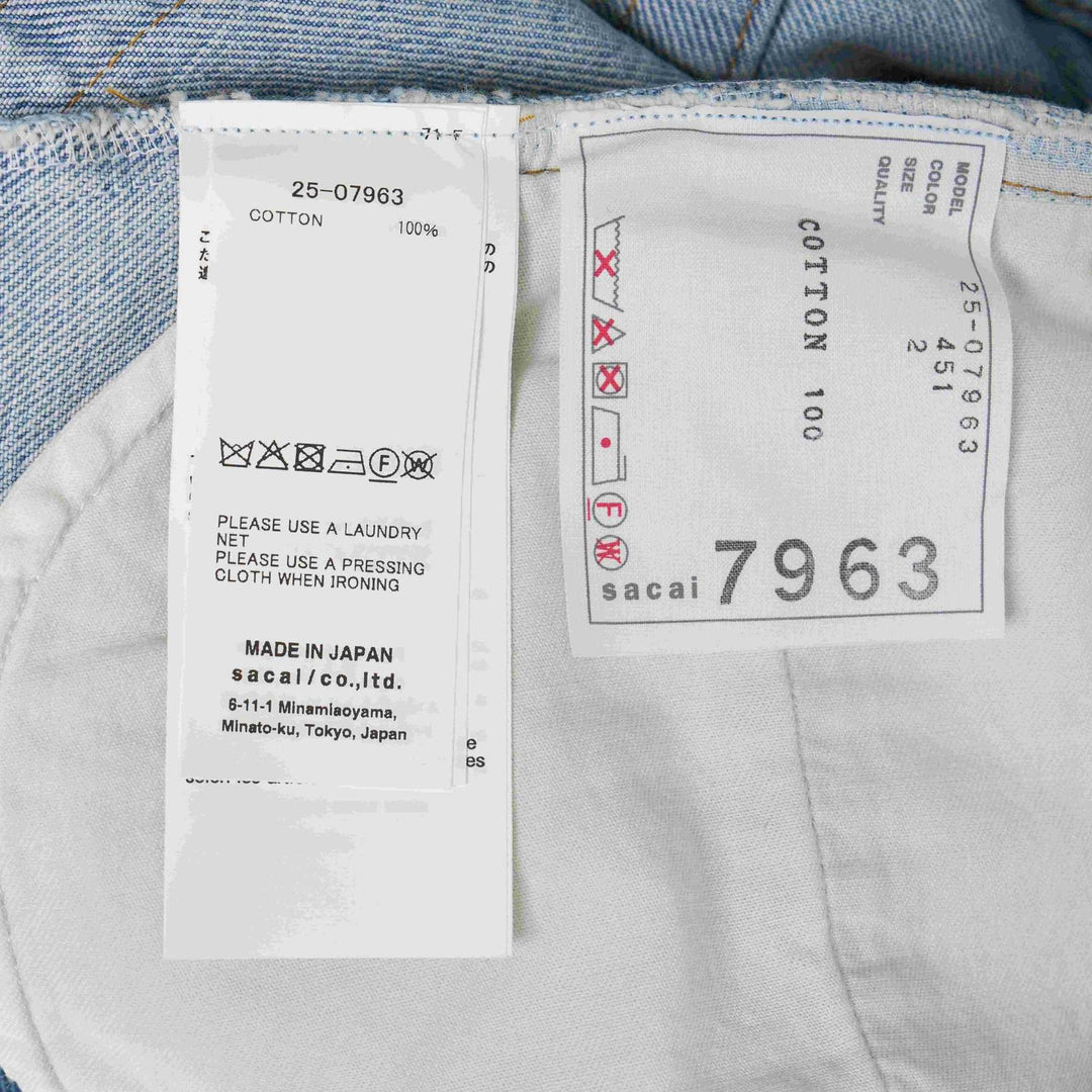 Club21 - sacai - Denim Skirt - SKIRTS - Light Blue