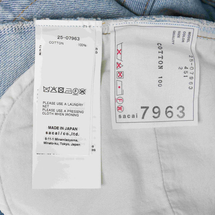 Club21 - sacai - Denim Skirt - SKIRTS - Light Blue