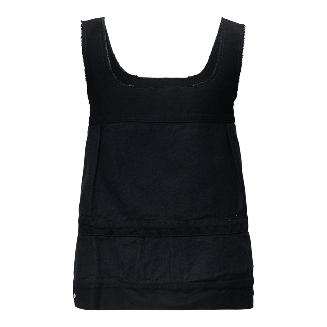 Club21 - sacai - Denim Tank Top - TANK TOPS - Black