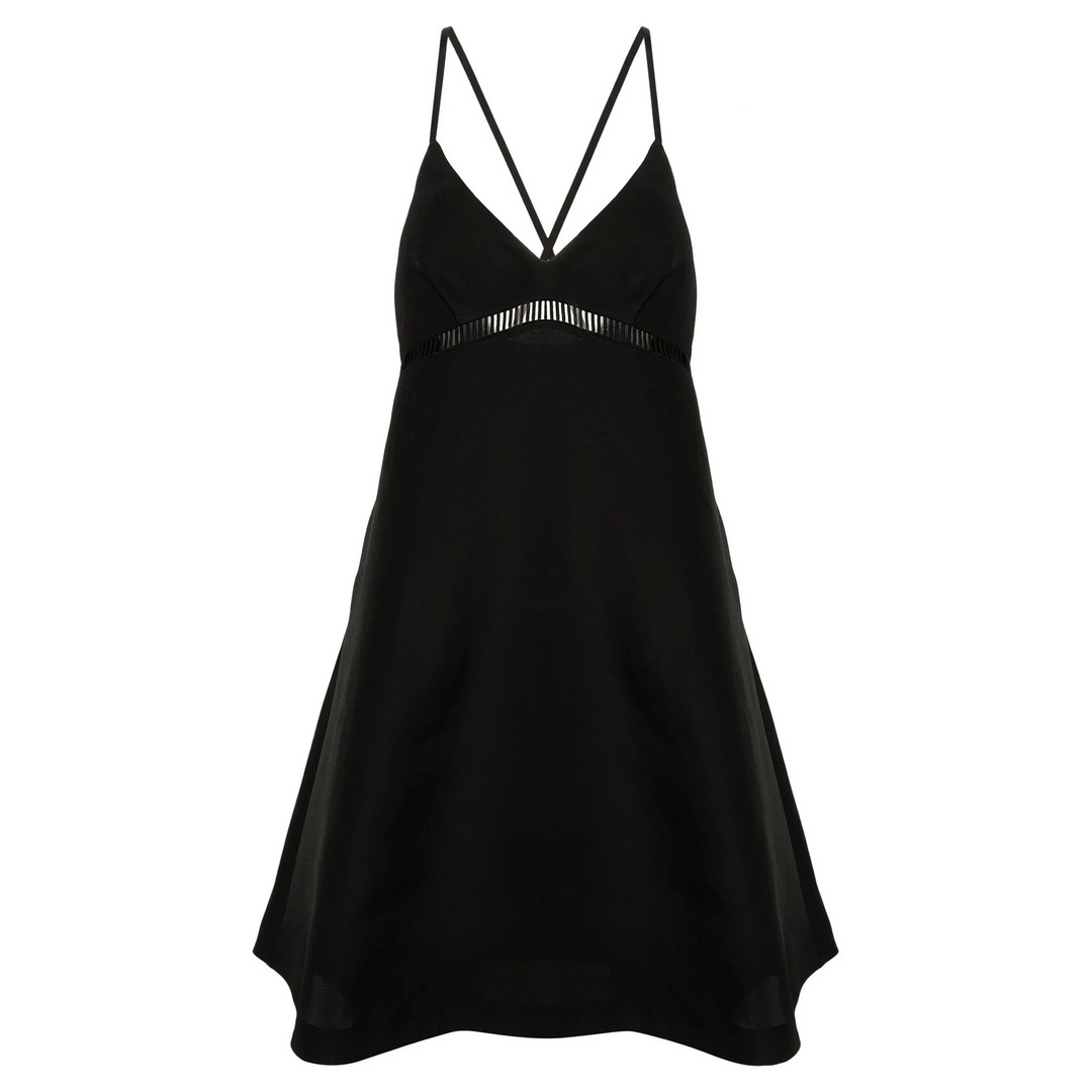 Double Faced Silk Cotton Dress