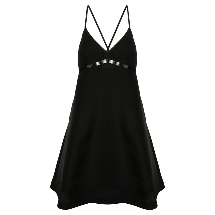Double Faced Silk Cotton Dress