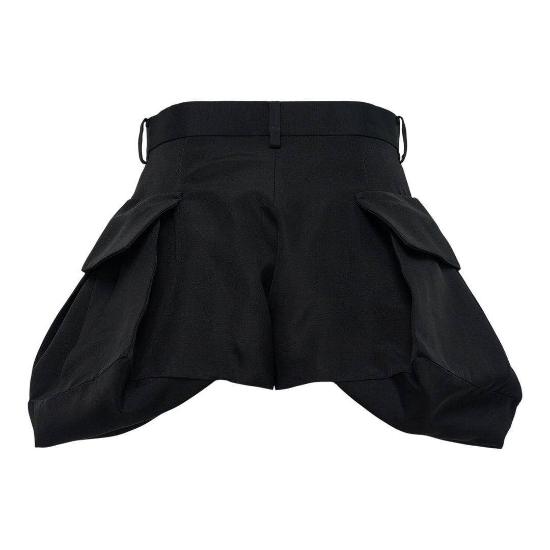 Club21 - sacai - Double-Faced Silk Cotton Shorts - SHORTS - Black