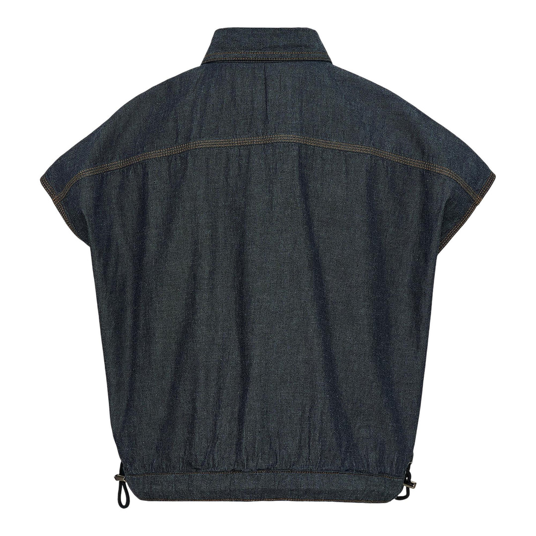 Club21 - sacai - Dungaree Shirt - BLOUSES - Indigo