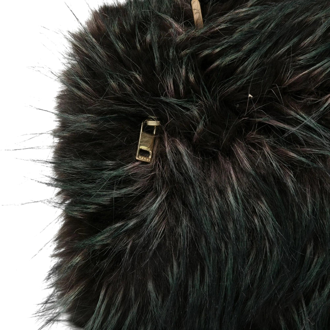 Club21 - sacai - Faux Fur Muff - NOVELTY - Green