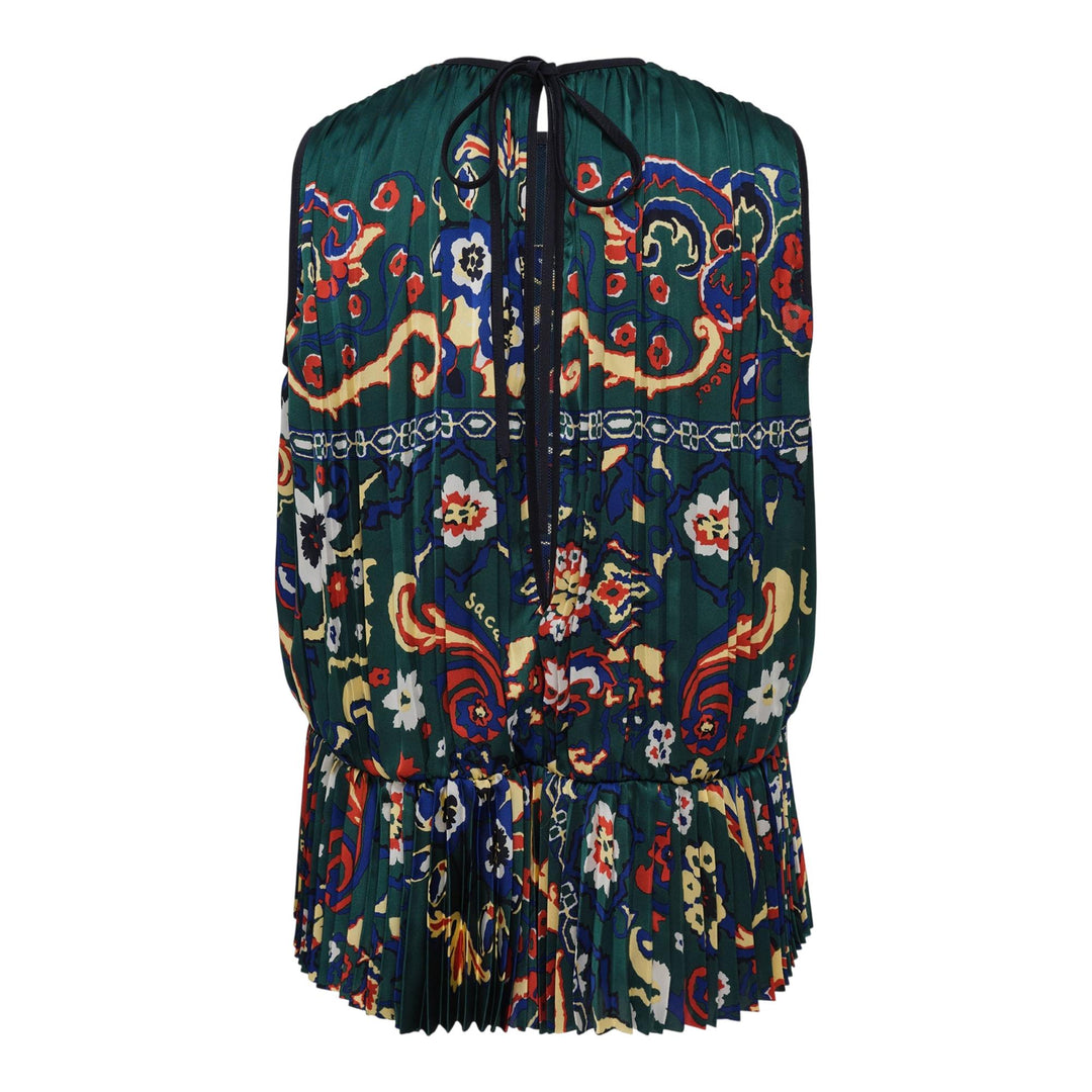 Club21 - sacai - Floral Print Pullover - WOVEN TOPS - Green