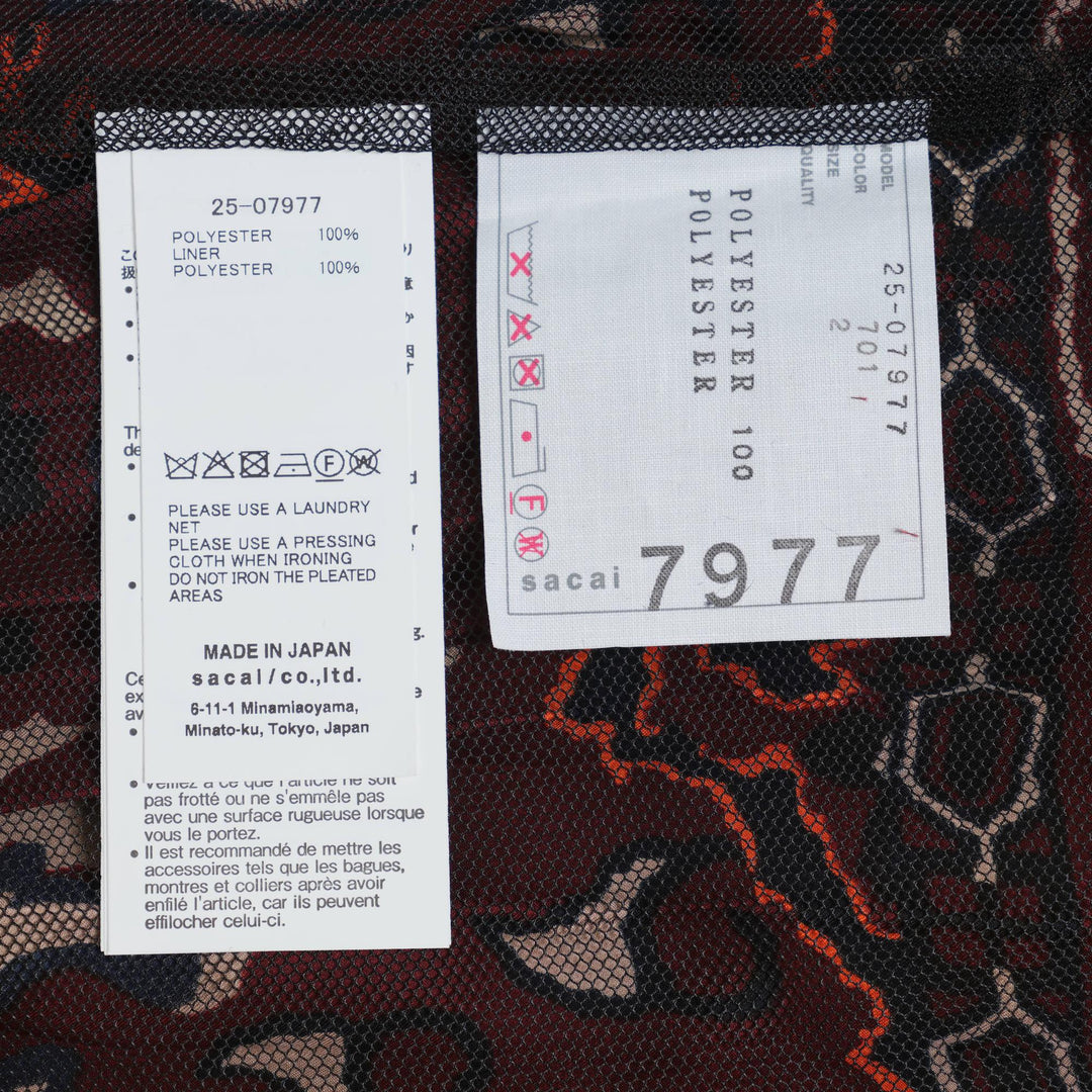 Club21 - sacai - Floral Print Pullover - WOVEN TOPS - Red