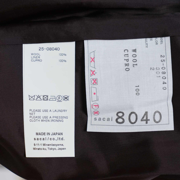Club21 - sacai - Glen Check Pants - PANTS - Grey