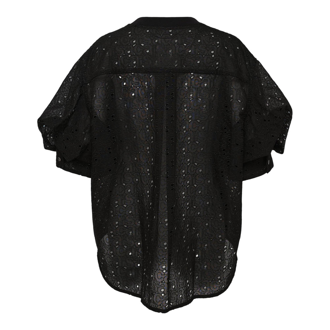 Club21 - sacai - Kichu Sacai Embroidery T-Shirt - TEES - Black
