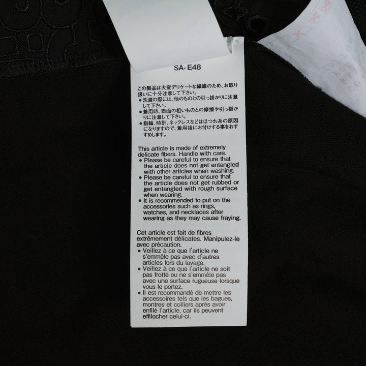 Club21 - sacai - Kichu Sacai Embroidery T-Shirt - TEES - Black
