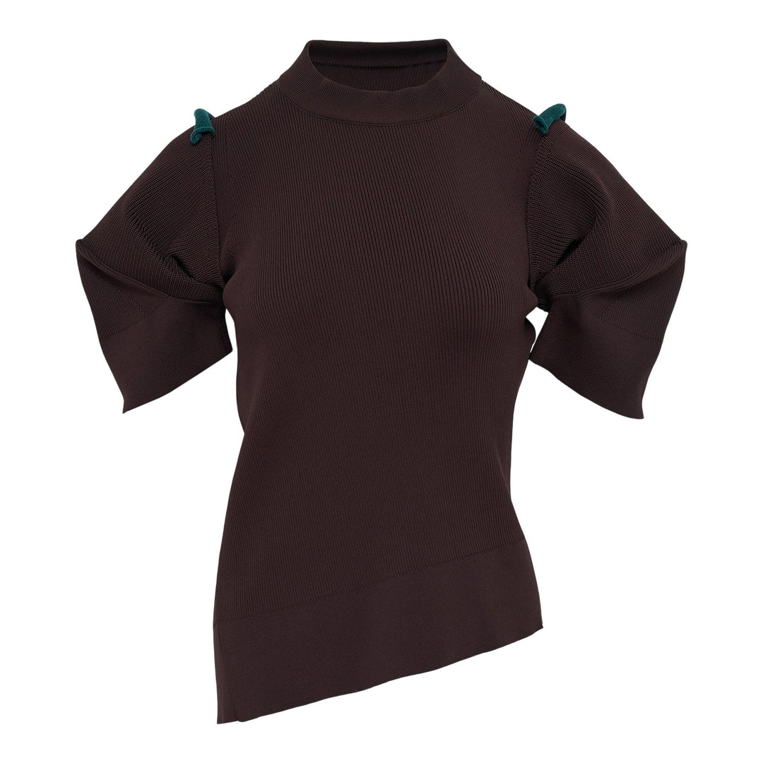 Club21 - sacai - Knit Pullover - KNIT TOPS - Brown