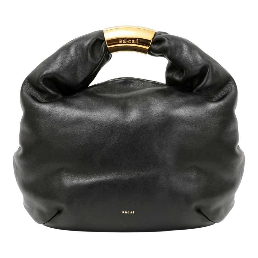 Club21 - sacai - Padded Medium Bag - HANDBAGS - Black