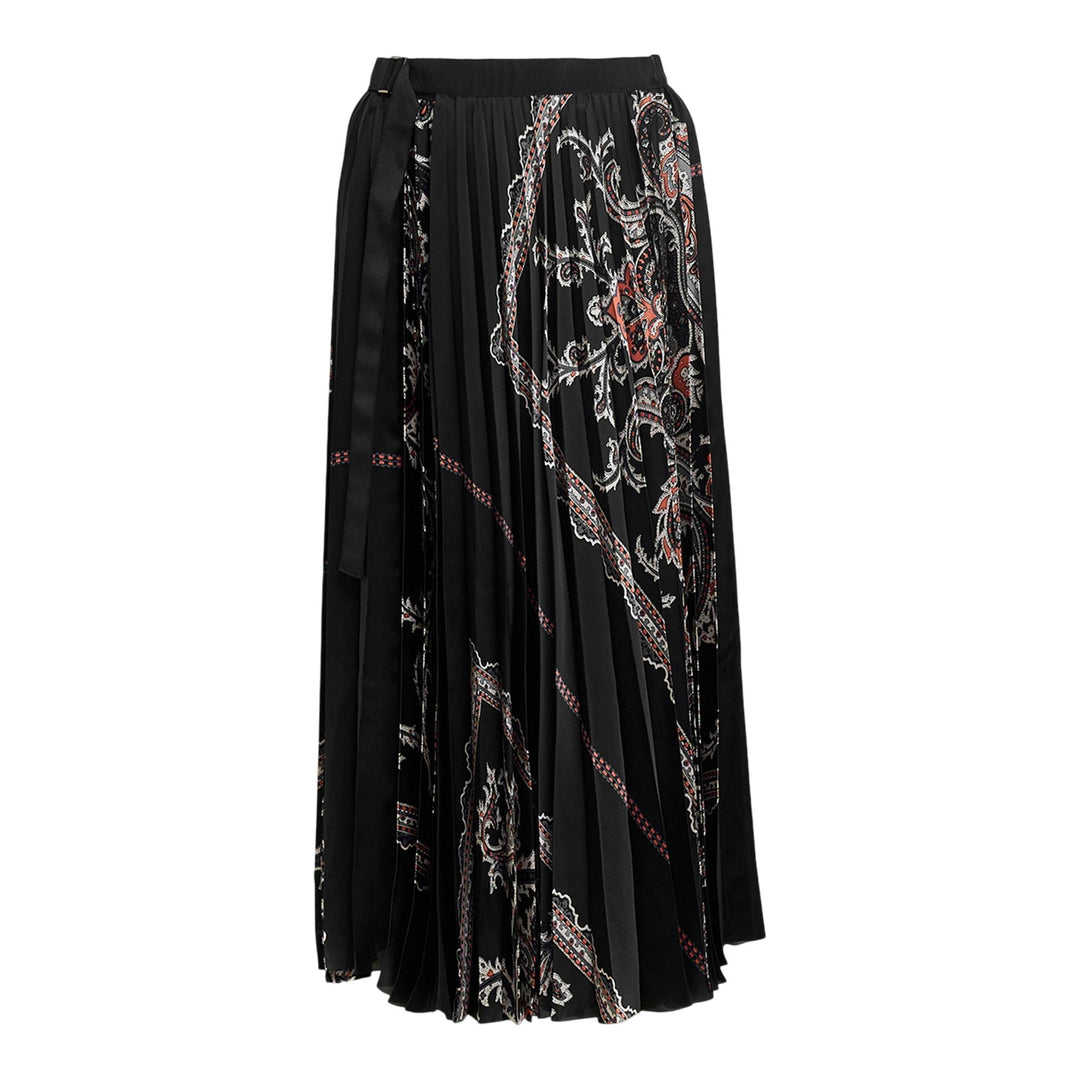 Club21 - sacai - Paisley Print Skirt - SKIRTS - Black