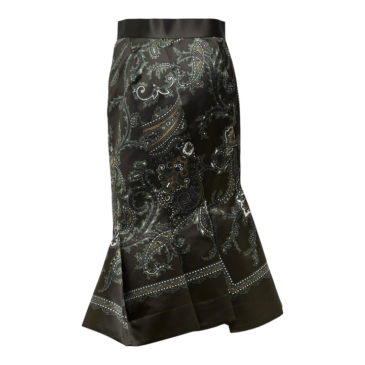 Club21 - sacai - Paisley Print Skirt - SKIRTS - Khaki