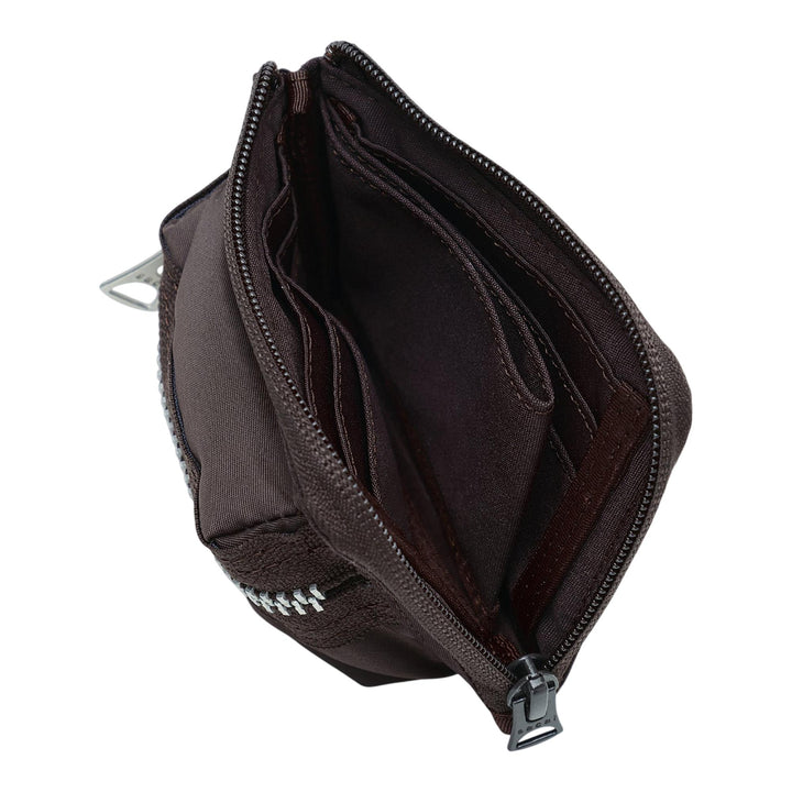 Club21 - sacai - Pocket Fragment Case - ZIP ARD WALLETS - Brown