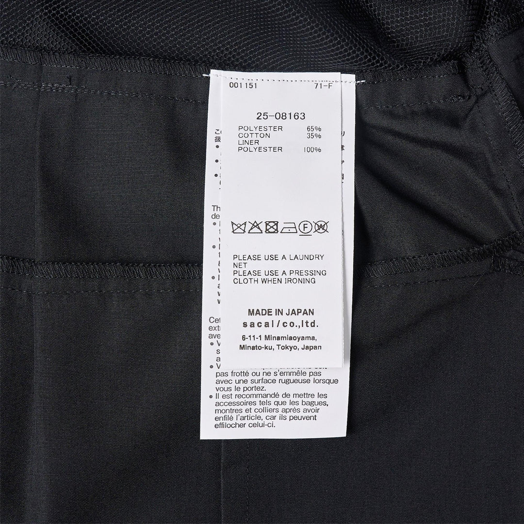 Club21 - sacai - Poplin Shirt - BLOUSES - Black