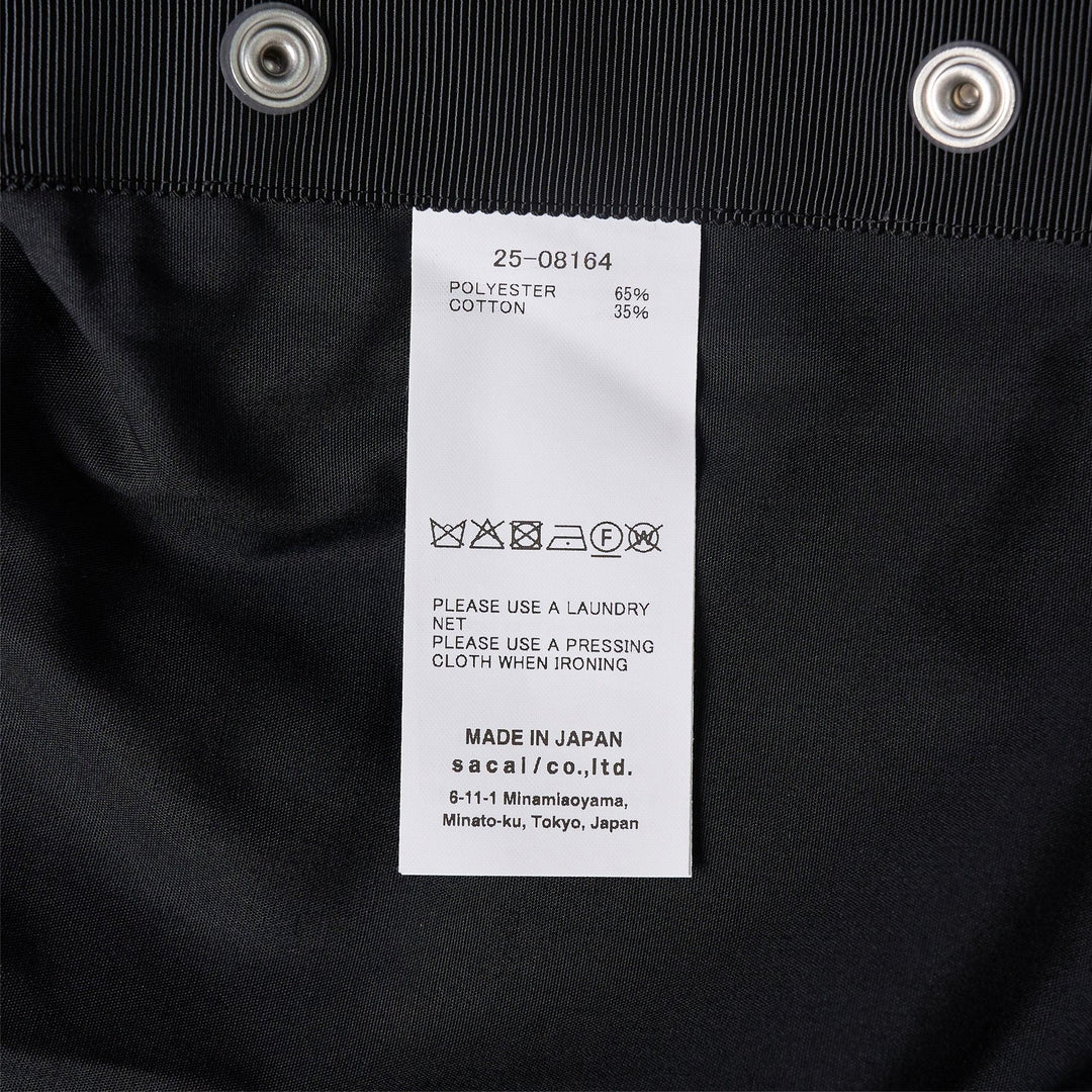 Club21 - sacai - Poplin Shirt - BLOUSES - Black