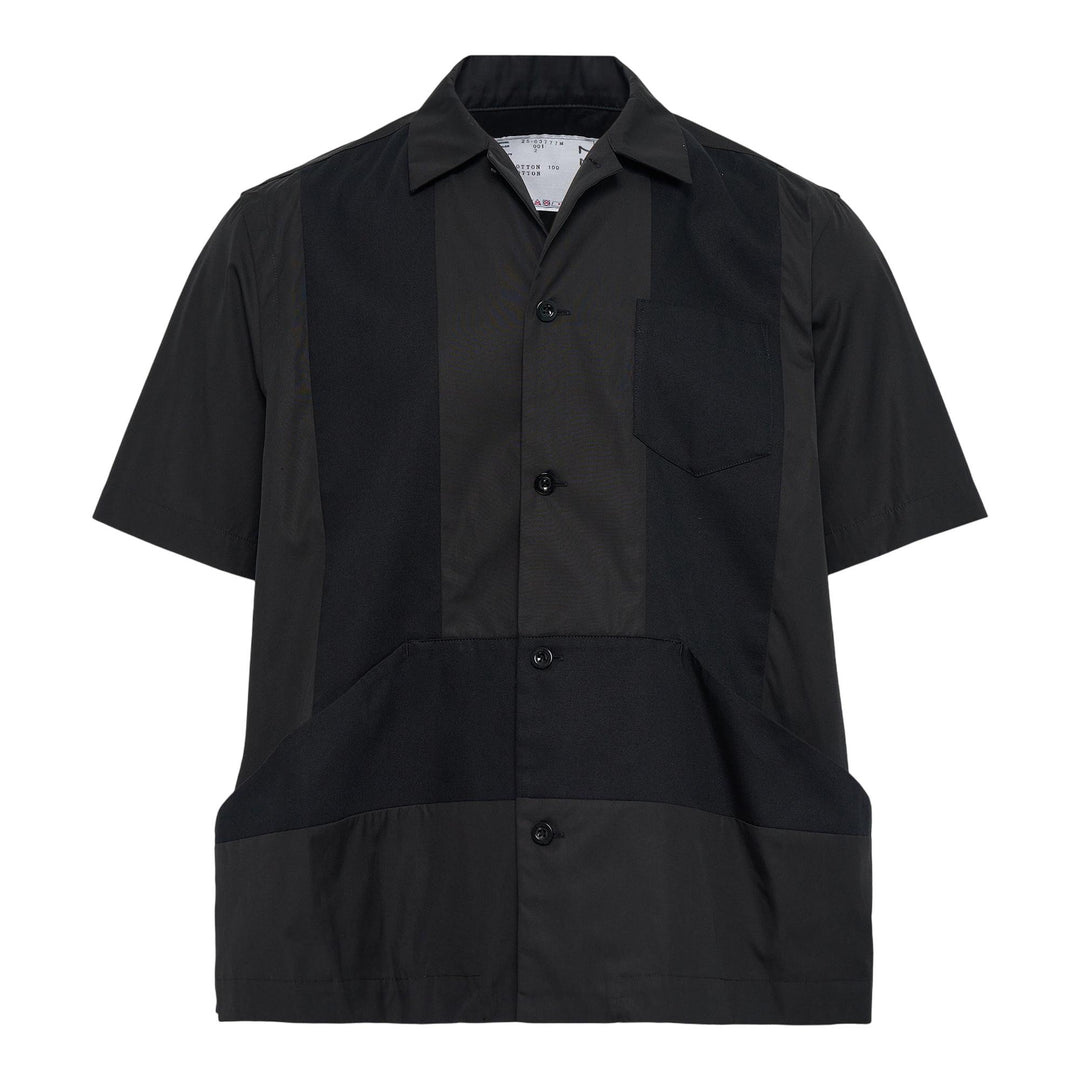 Club21 - sacai - Poplin Shirt - SHIRTS - Black