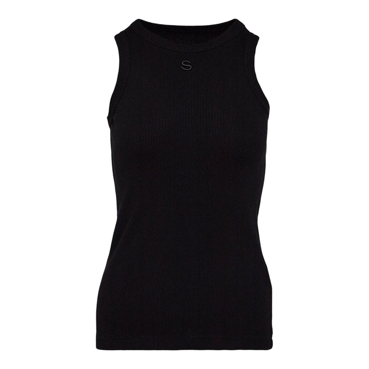 Club21 - sacai - S Cotton Jersey Tank Top - TANK TOPS - Black