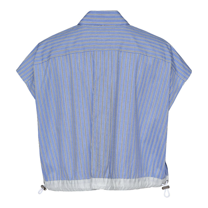 Club21 - sacai - S Cotton Poplin Shirt - BLOUSES - Light Blue